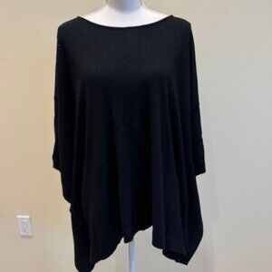 Alfani Ribbed Black Sweater XL